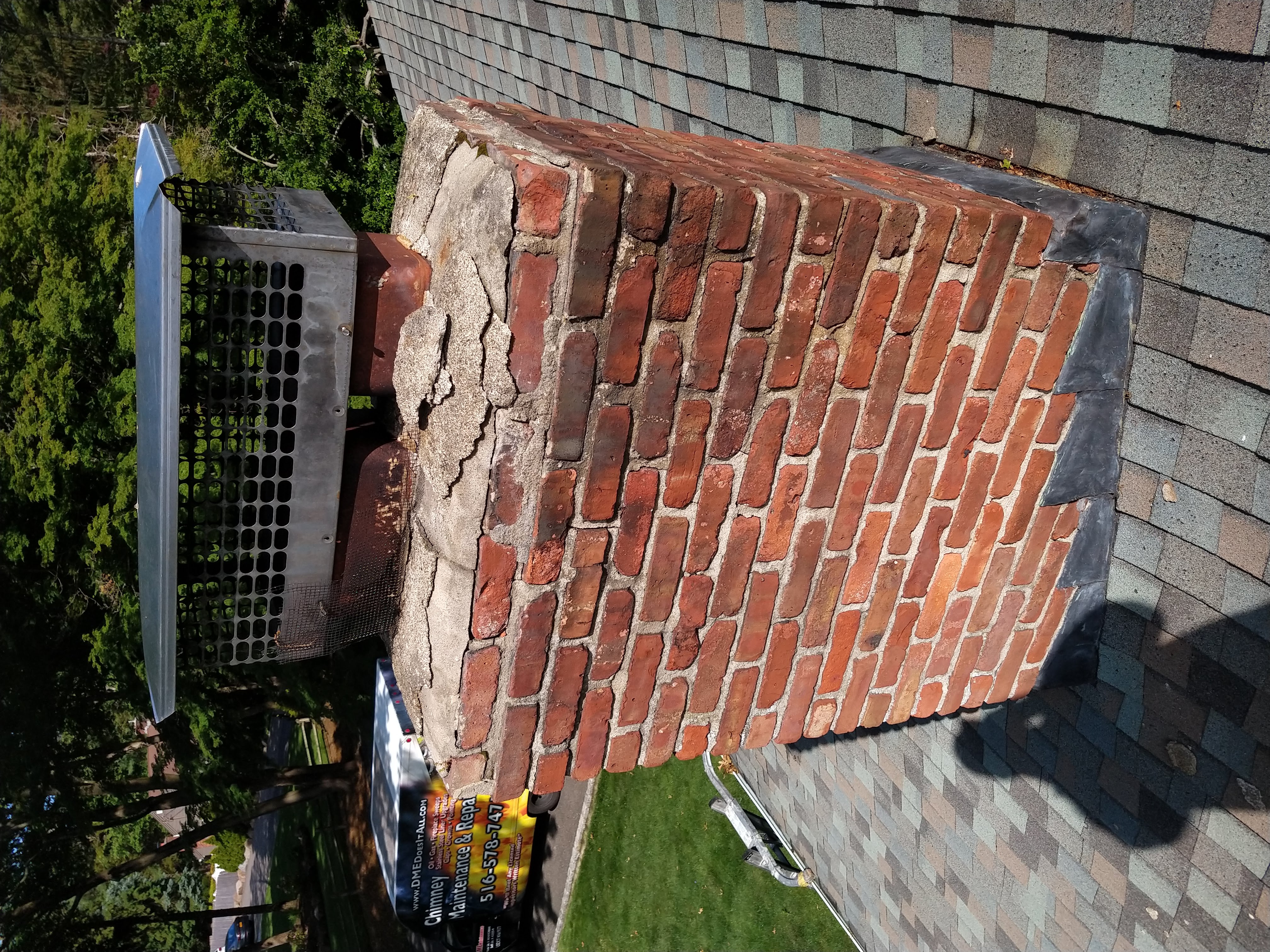 Full fireplace chimney inspection and cleaning in Merrick, New York